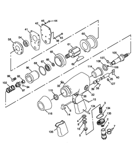 Figure 0 Diagram and Parts List for CP734H-KIT  Chicago Pneumatic Wrench